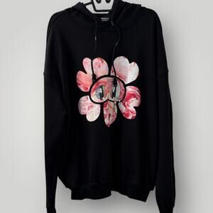 Angel Chen Wang Jiajia SS21 Crystal Eye Hoodie Black Oversized Medium Archive